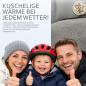 Preview: BAMBINIWELT Kinder Beinwärmer Beinabdeckung für Fahrradsitz, mit zusätzlichem Handmuff, kuscheliges Microflees, wind- und wasserabweisend